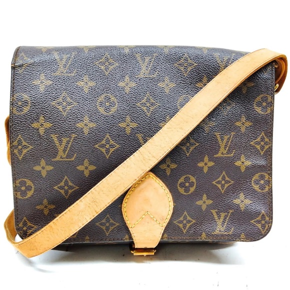 LOUIS VUITTON Cartouchiere GM Monogram Crossbody Shoulder Bag Authentic SL0941 - Picture 2 of 16